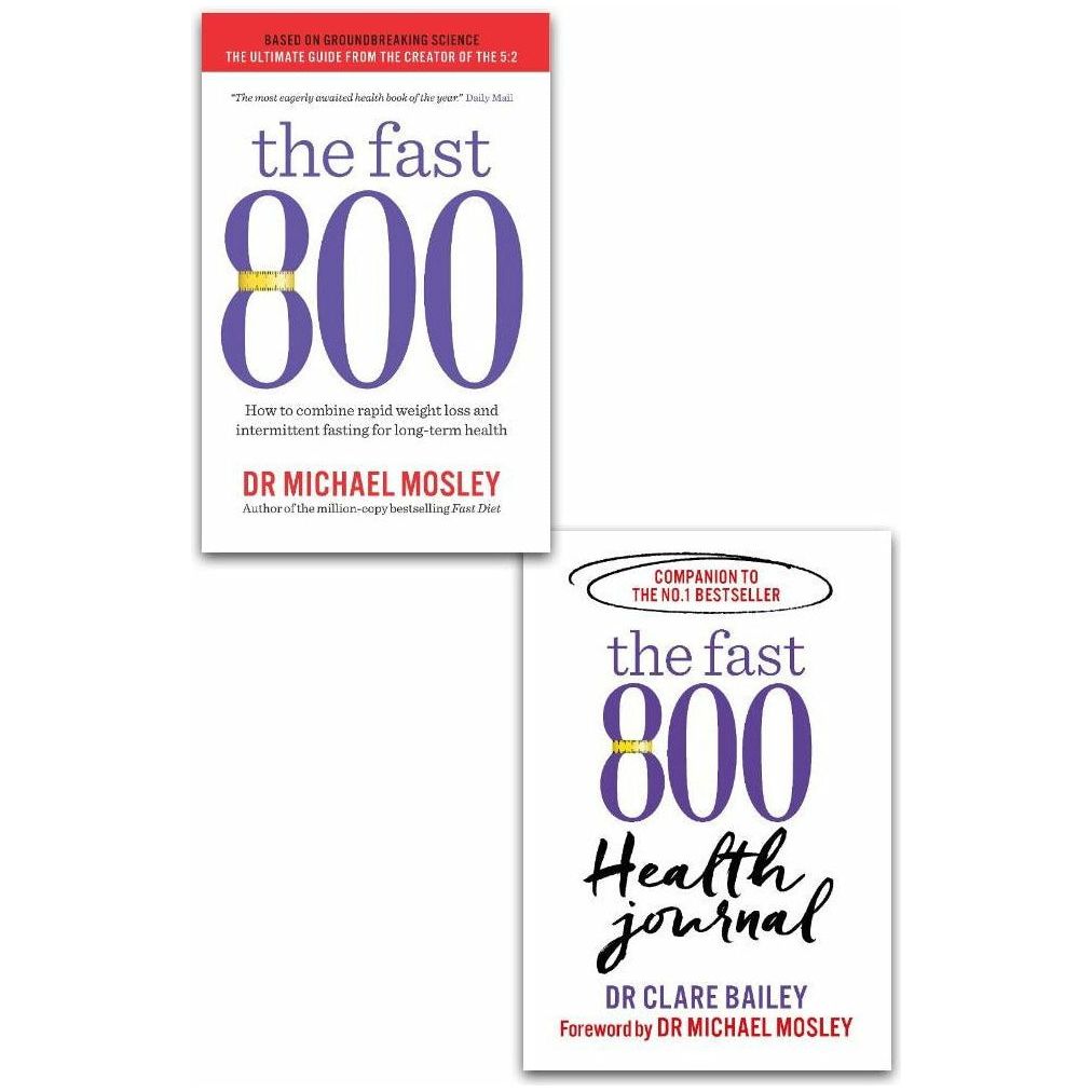 The Fast 800 & The Fast 800 Health 2 Books Collection Set by Michael Mosley