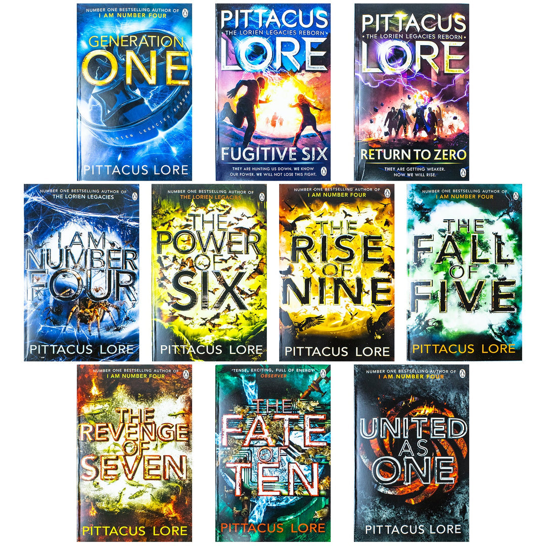 The Lorien Legacies Series By Pittacus Lore 10 Books Collection Set