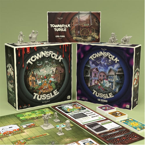 Townsfolk Tussle 2nd Edition Pack – includes Foul Neighbours Expansion and Odd Jobs Expansion