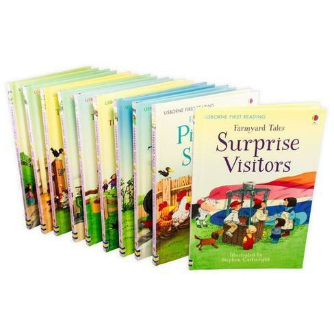 Usborne First Reading Farmyard Tales Collection 10 Books Set (Age 3+)