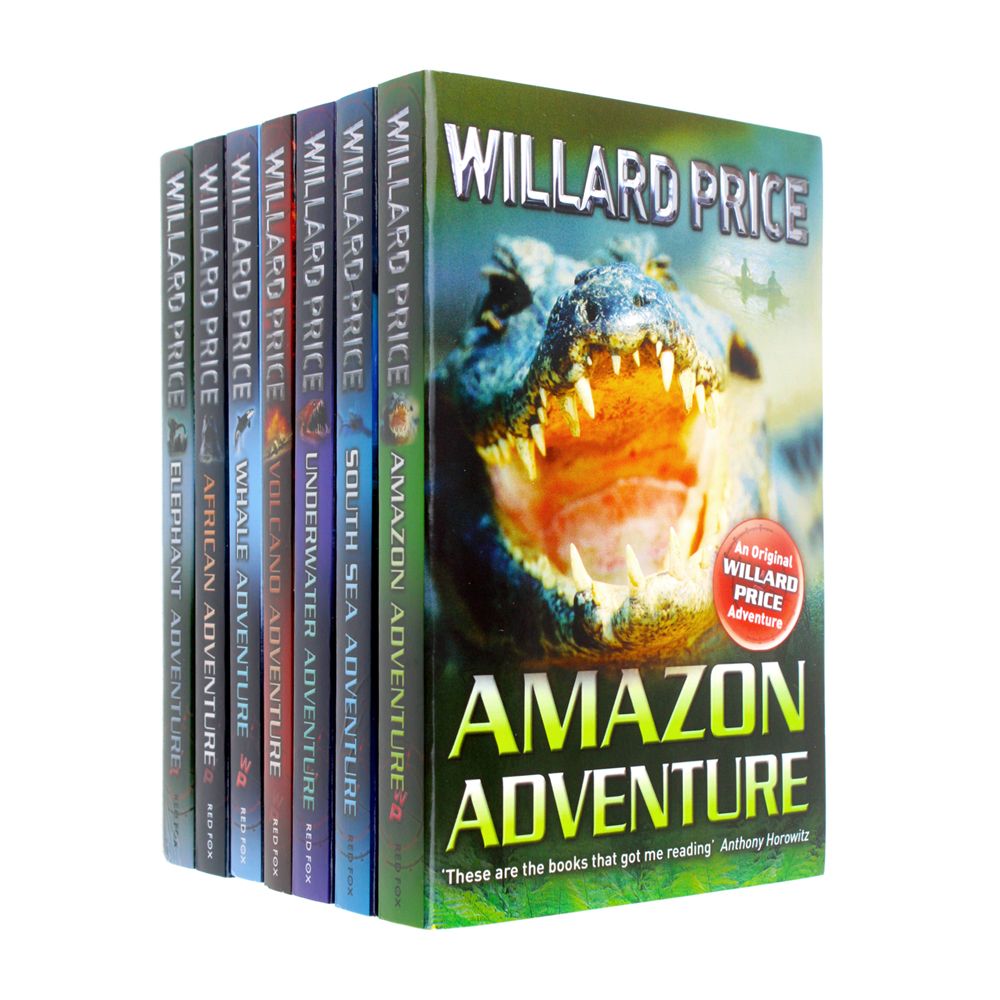 Hal & Roger Hunt Adventures Book Series Books 1 - 7 Collection Set by Willard Price