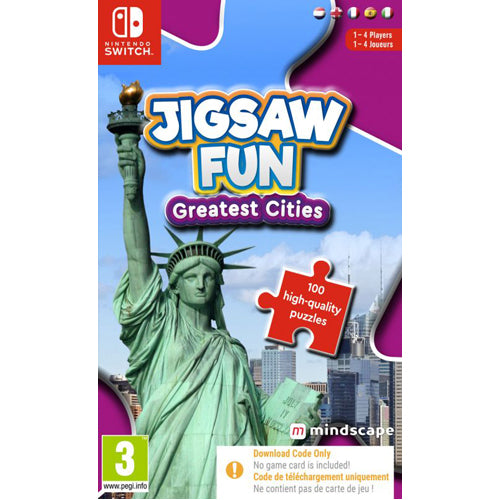 Jigsaw Fun: Greatest Cities (Code in Box) – Nintendo Switch