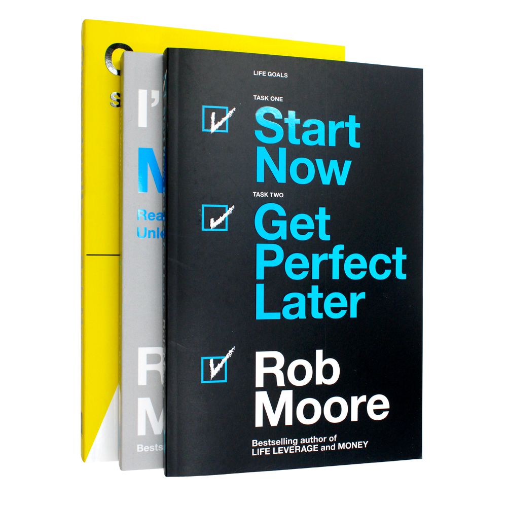 Rob Moore 3 Books Collection Set (I'm Worth More, Start Now. Get Perfect Later & Opportunity: Seize The Day. Win At Life)