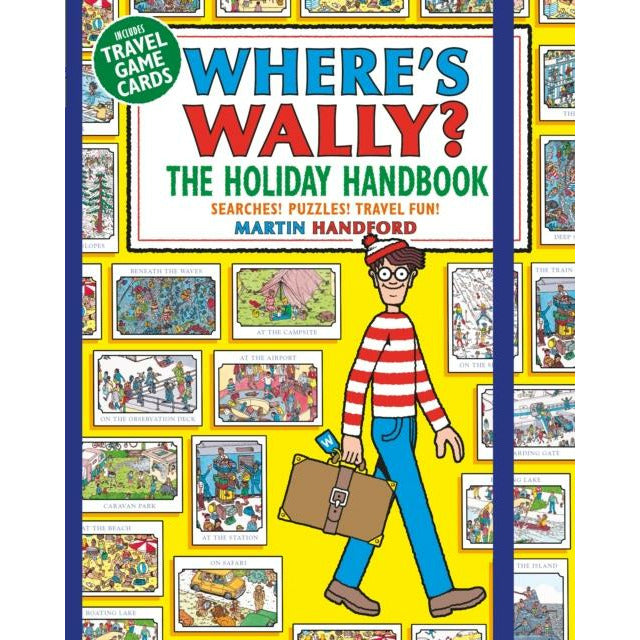 Where's Wally Travel Collection 3 Books Collection Set Games on the Go, Holiday Handbook