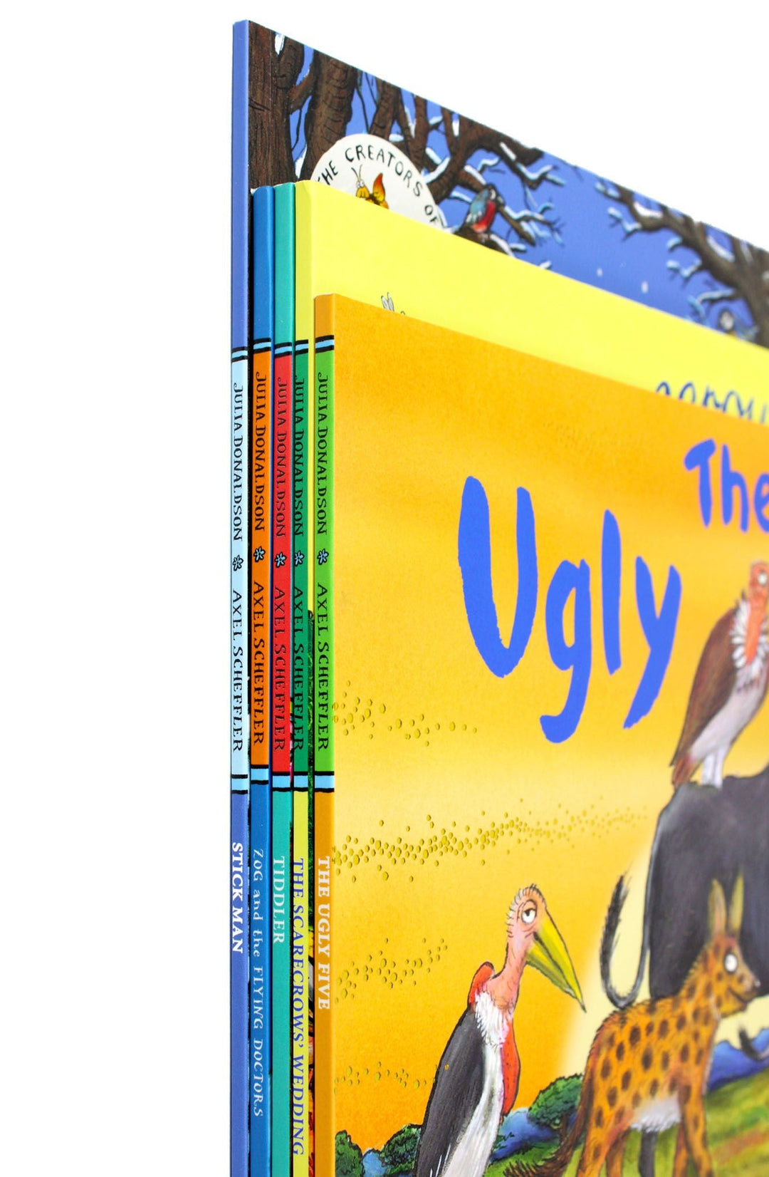 Julia Donaldson The Ugly 5 Books Collection Set (Ugly, Stick, Tiddler, Scarecrow, Doctors)