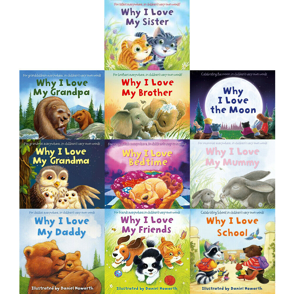 Why I Love 10 Picture Flat Books Children Collection Χαρτόδετο σετ από τον Daniel Howarth