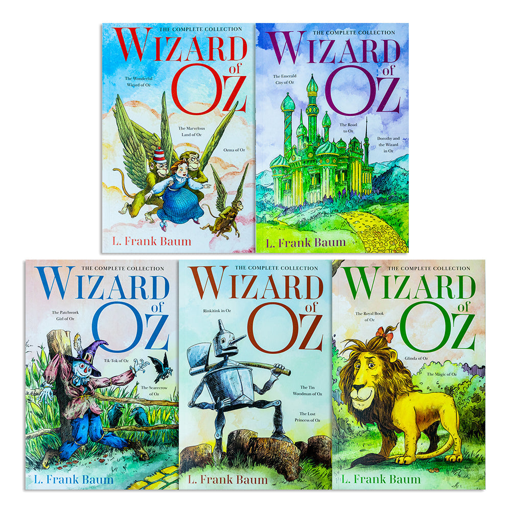 The Complete Collection Wizard of OZ Series 15 Books Collection Box Set By L. Frank Baum