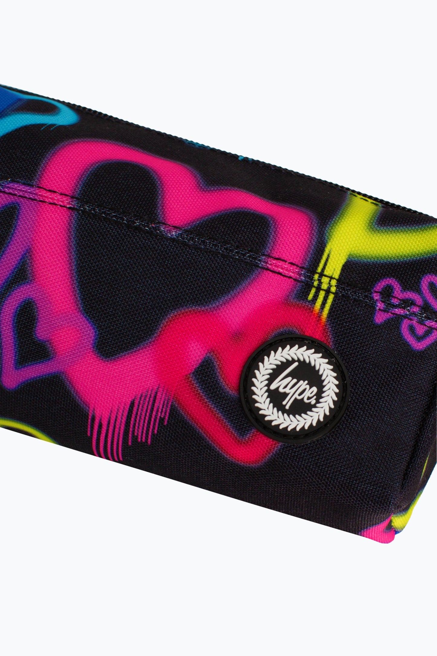 Hype Black Heart Graffiti Pencil Case