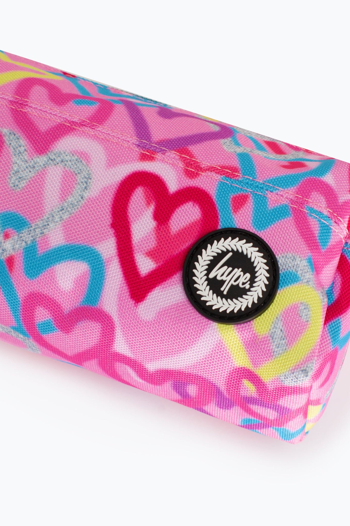 Hype Graffiti Hearts Pink Pencil Case