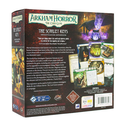 Arkham Horror the Card Game – The Scarlet Keys Investigator Expansion