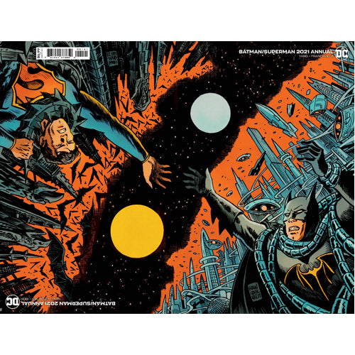 Batman/Superman 2021 Annual #1 Παραλλαγή Cardstock Francesco Francavilla