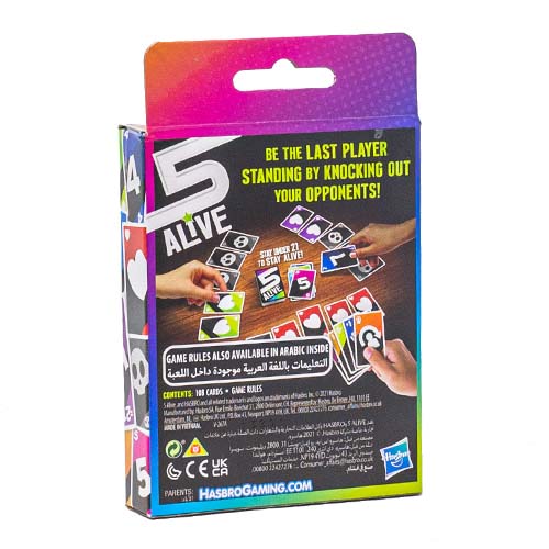 Hasbro Five Alive Card Game