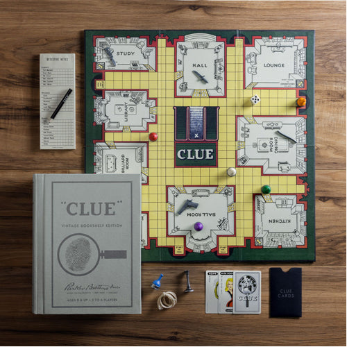 Cluedo Vintage Bookshelf UK Edition