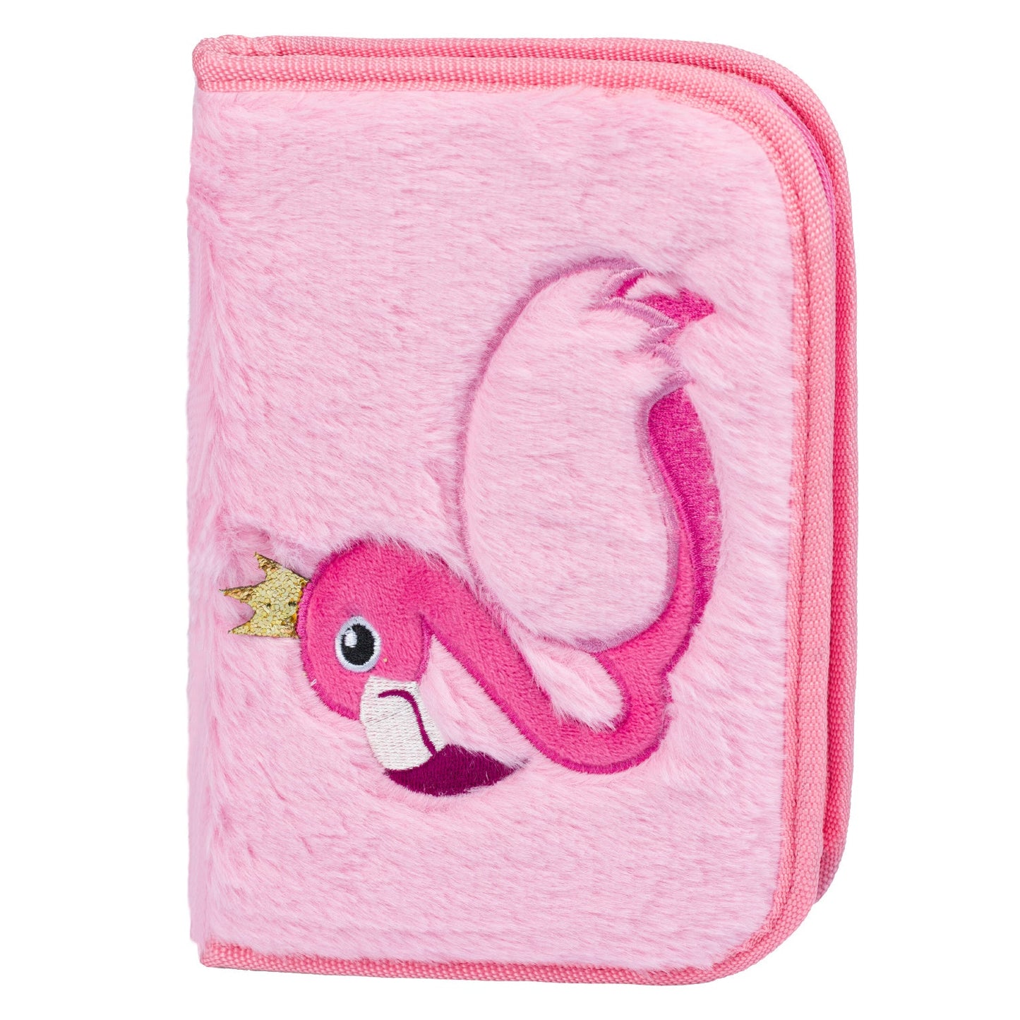 One-tier pencil case Flamingo