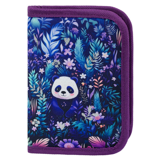 One-tier pencil case Jungle Panda