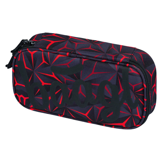 School etui Red Polygon