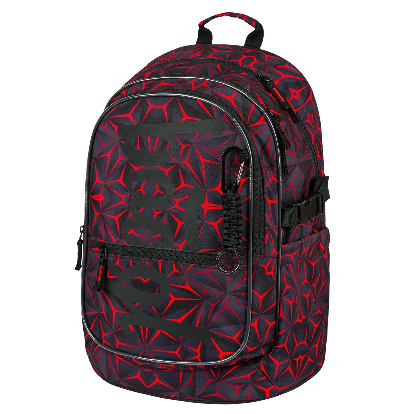 School backpack Core Red Polygon