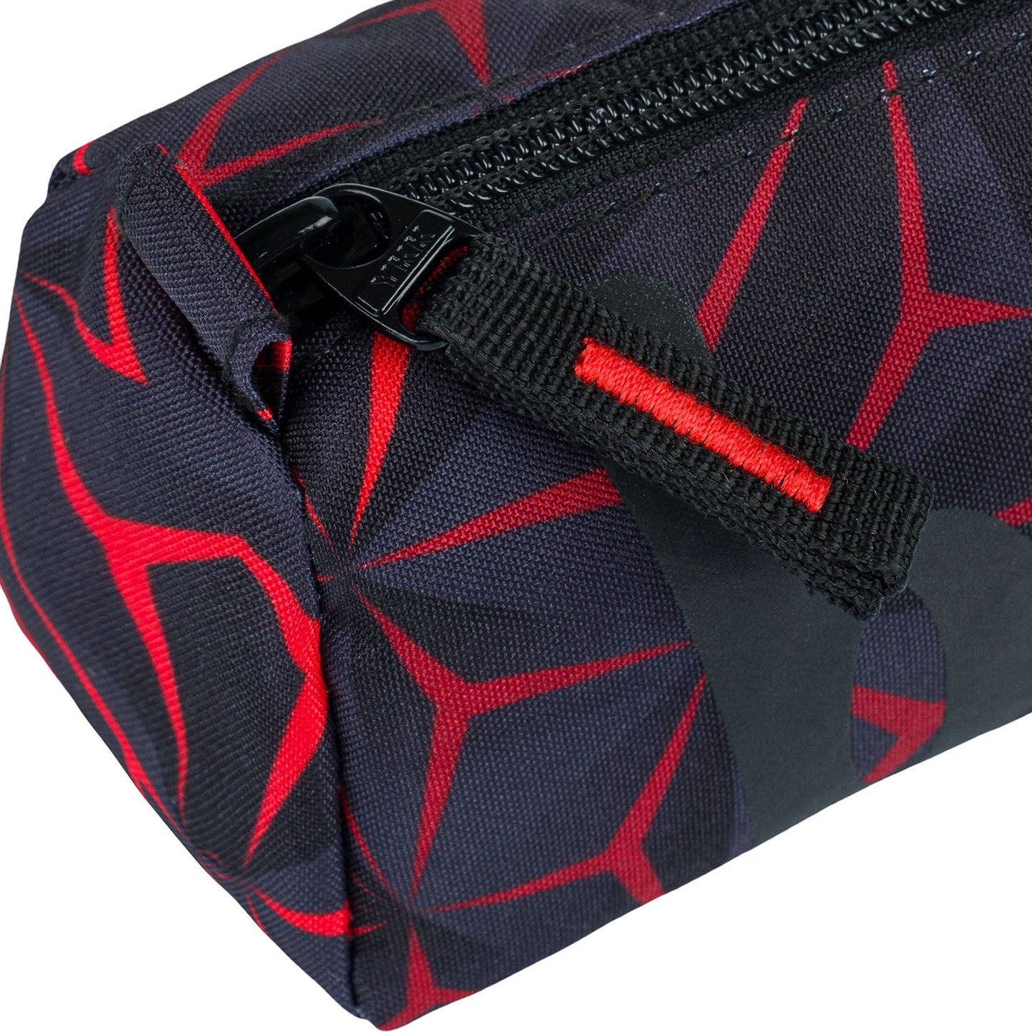 Pencil pouch Red Polygon