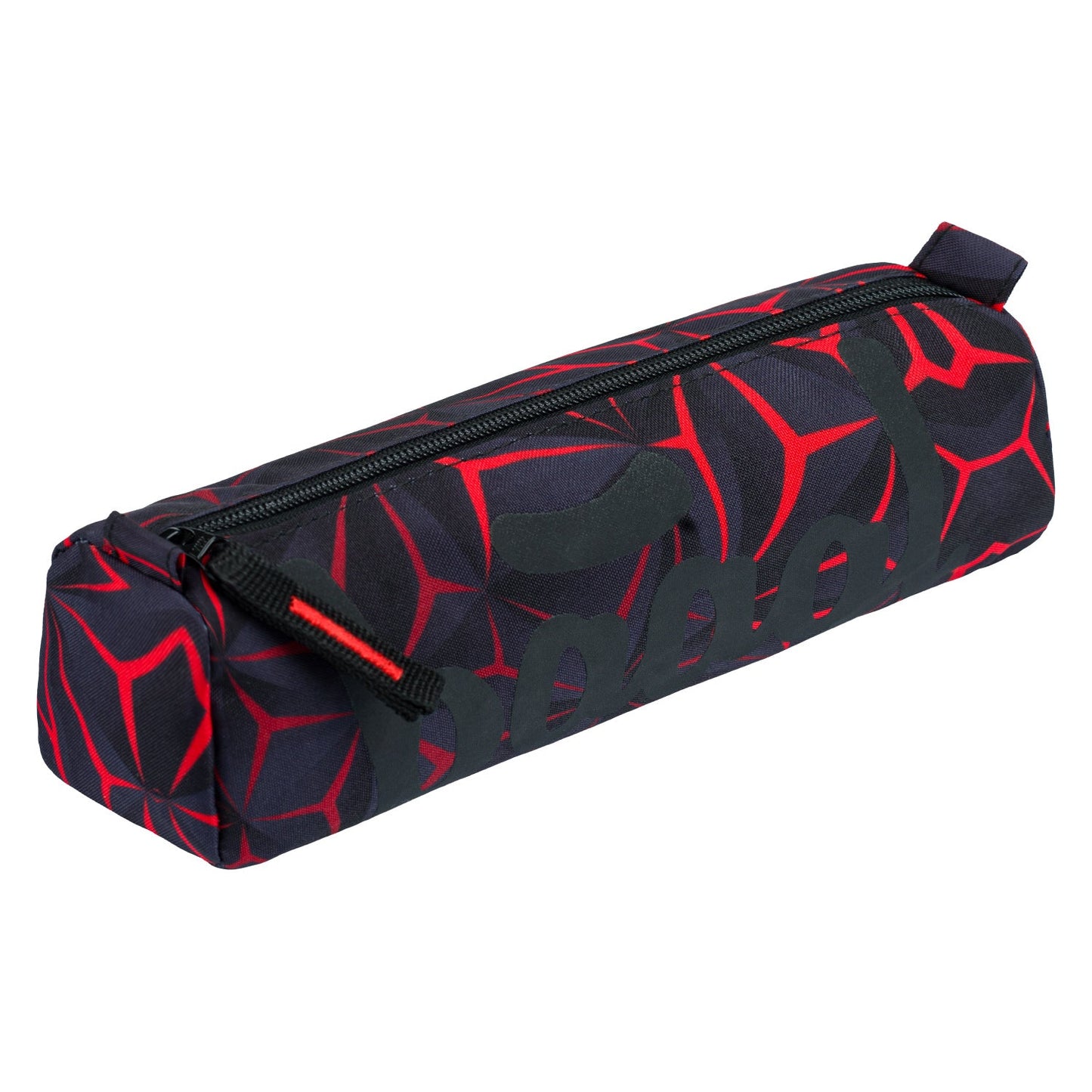 Pencil pouch Red Polygon