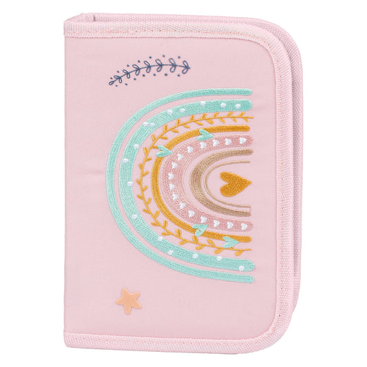 One-tier pencil case Pink Rainbow