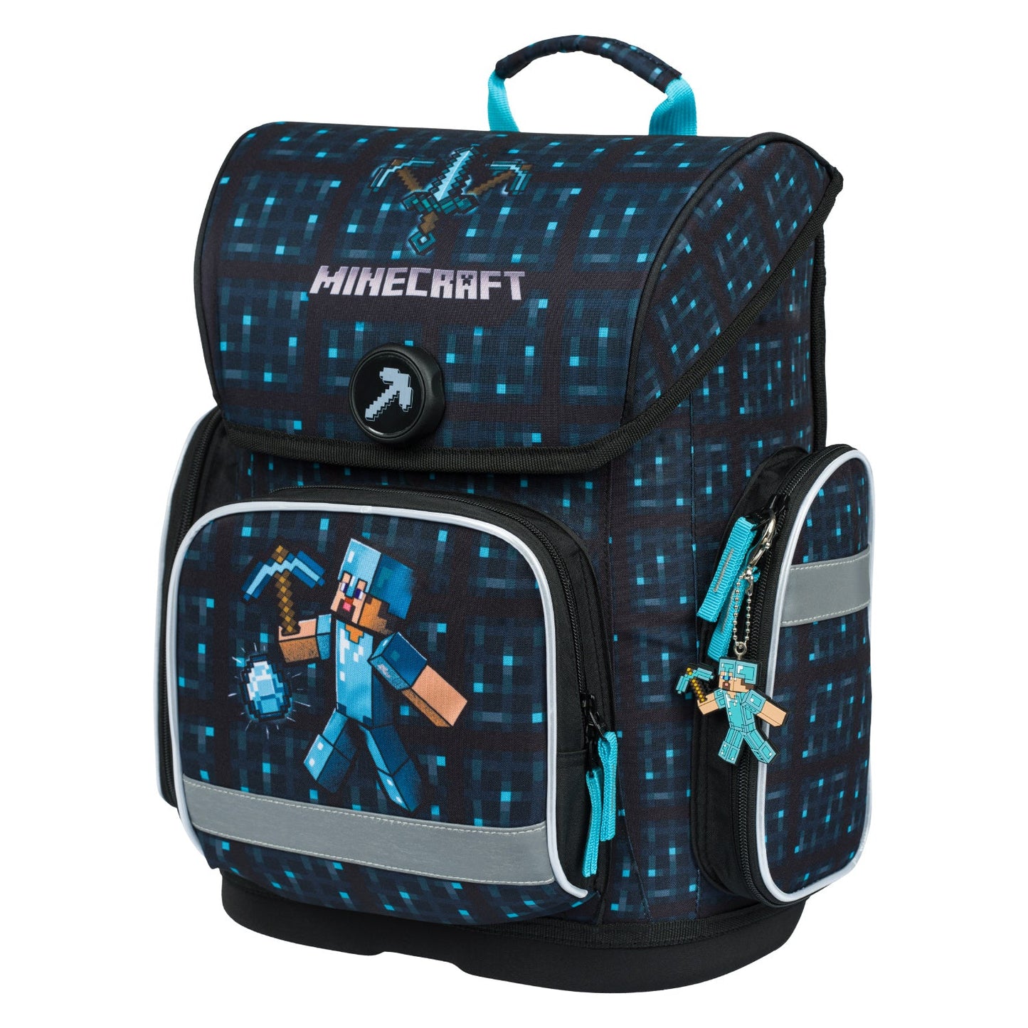 School bag Ergo Minecraft Blue Axe