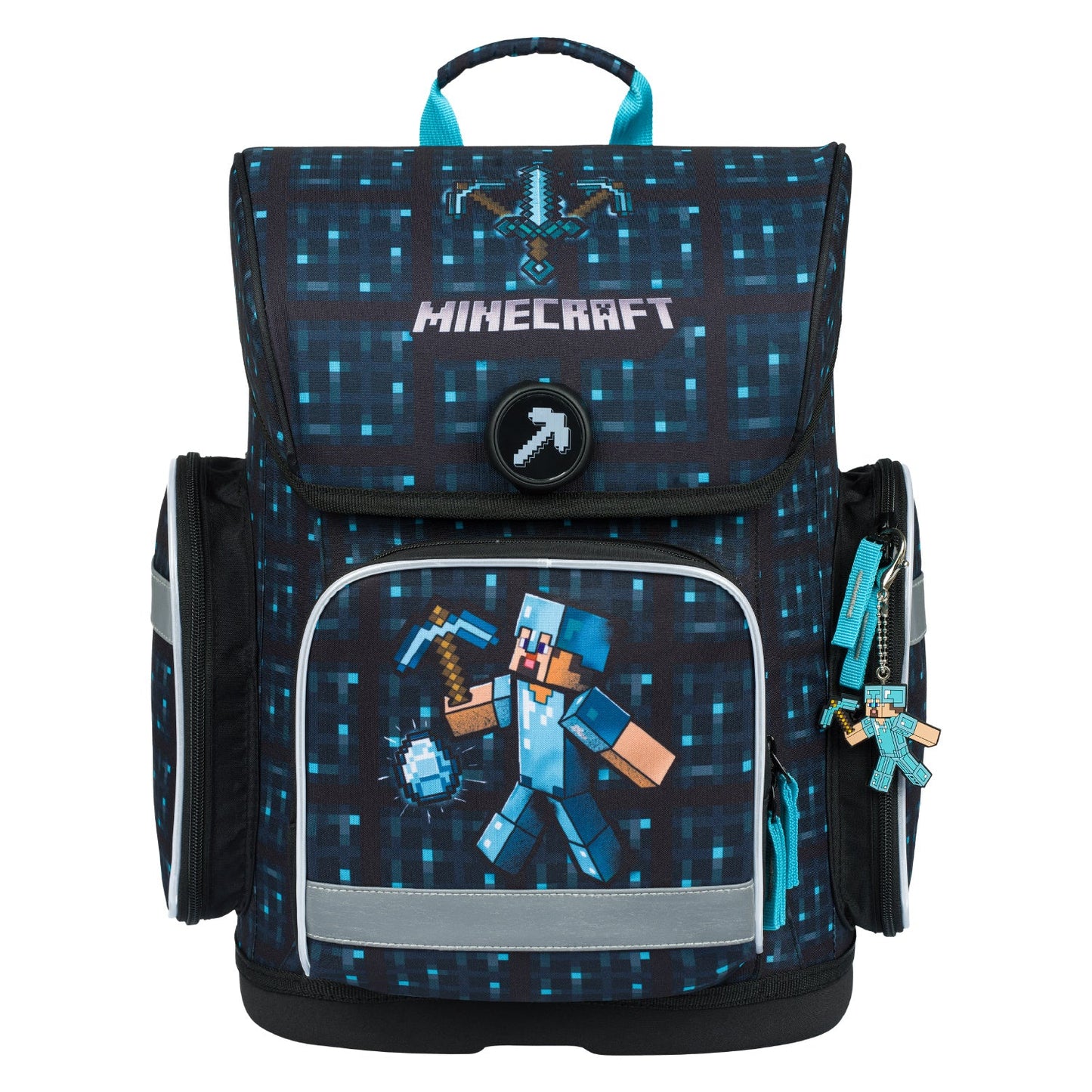 School bag Ergo Minecraft Blue Axe