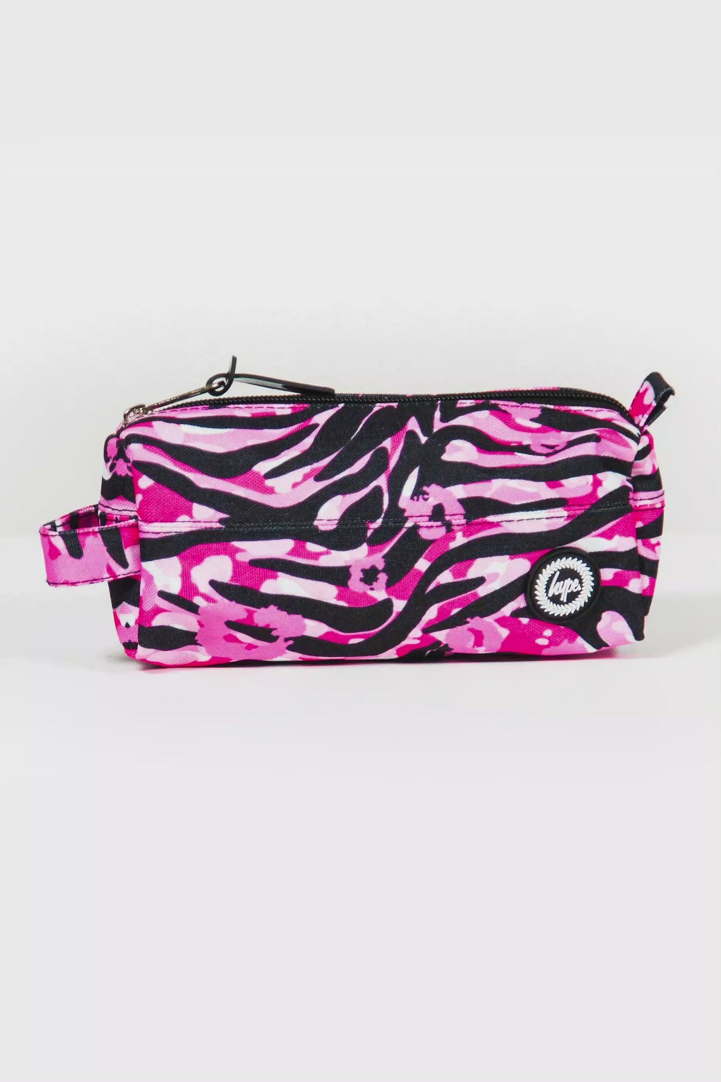 Hype Pink Zebra Animal Pencil Case