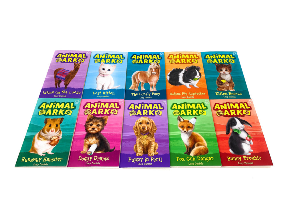 Animal Ark 10 Books Set Collection By Lucy Daniels Inc Lost Kitten, Lonely Pony