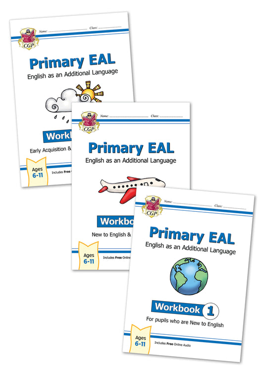 Primary EAL: English for Ages 6-11 - 3-book bundle (Workbooks 1, 2 & 3)