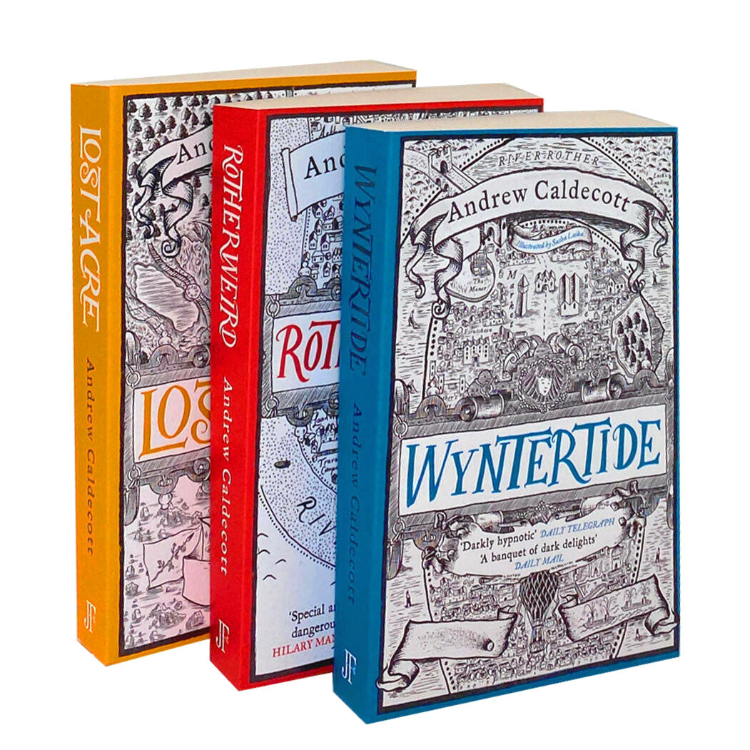 Andrew Caldecott 3 Book Set Collection, Lostacre, Rotherweird, Wyntertide