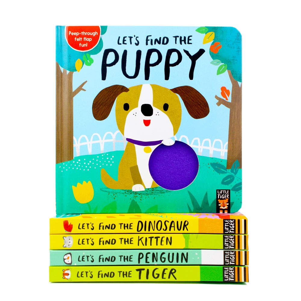 Peep Inside and Lift the Flap Board Book Let's Find Collection 5 Books Collection Box Set