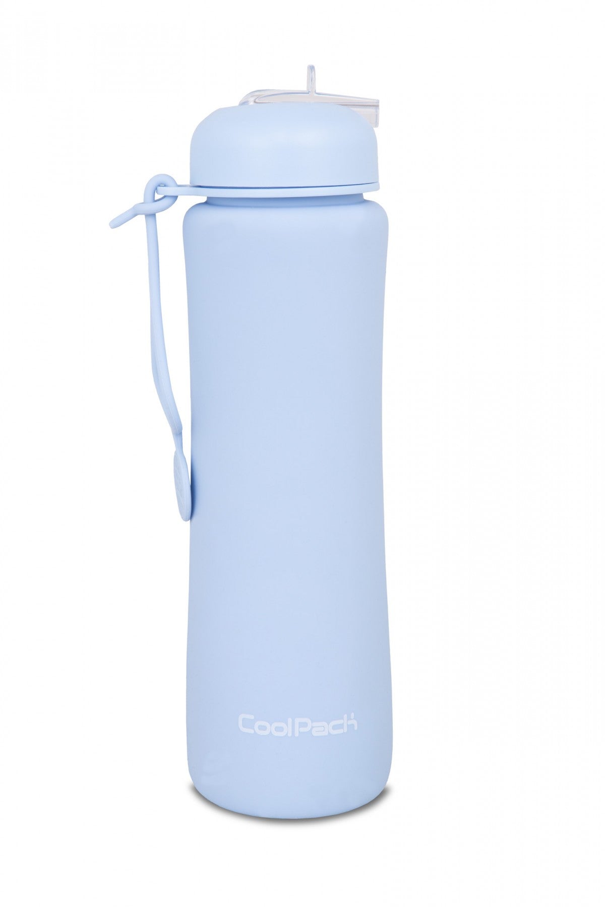 Bidon silikonowy Pump 600ml Pastel Powder Blue