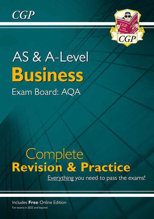 New A-Level & AS Business: AQA Complete Revision & Practice - for exams in 2025 & 2026 (w/ Onl. Ed.)