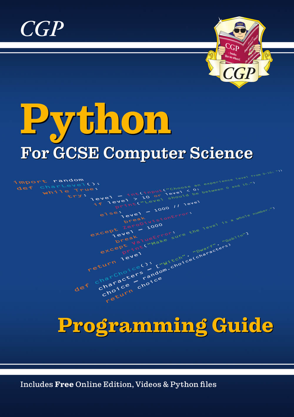 New Python Programming Guide for GCSE Computer Science with Online Edition, Python Files & Videos