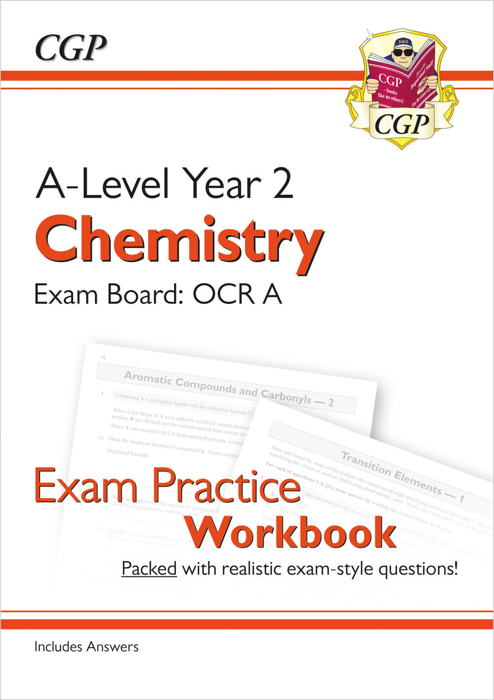 A-Level Chemistry: OCR A Year 2 Exam Practice Workbook - includes Answers