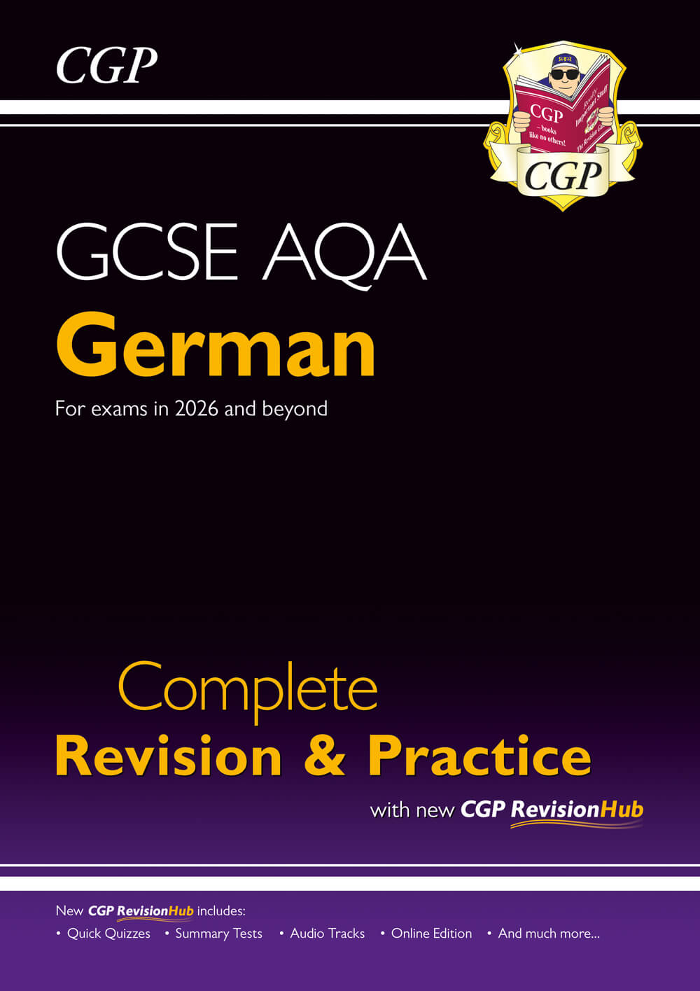 New GCSE German AQA Complete Revision & Practice with CGP RevisionHub (for exams from 2026)