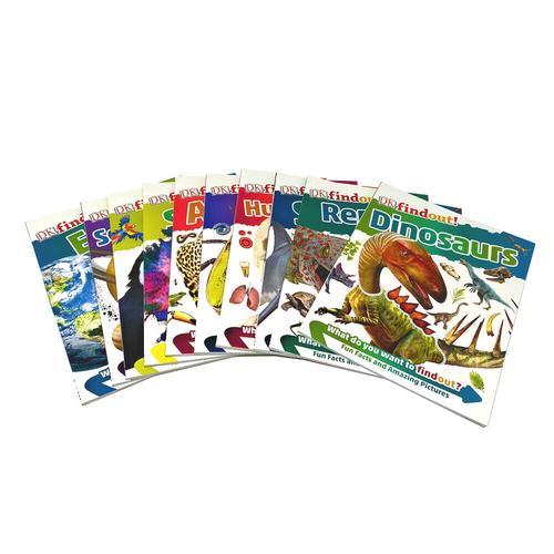 Dk Findout Series With Fun Facts And Amazing Pictures 10 Books Collection Set