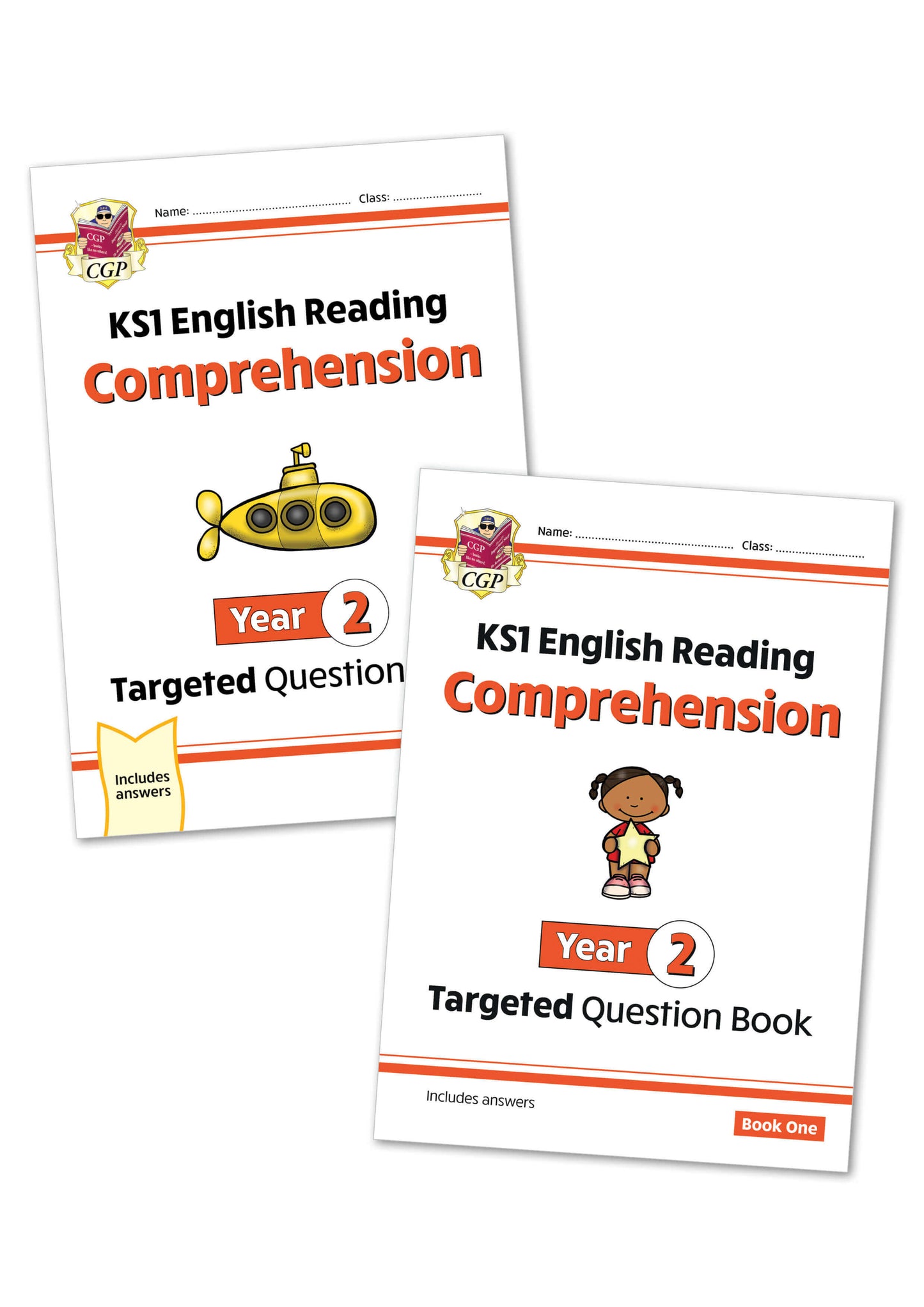 KS1 English Targeted Question Book: Year 2 Reading Comprehension – Book 1 & 2 Bundle