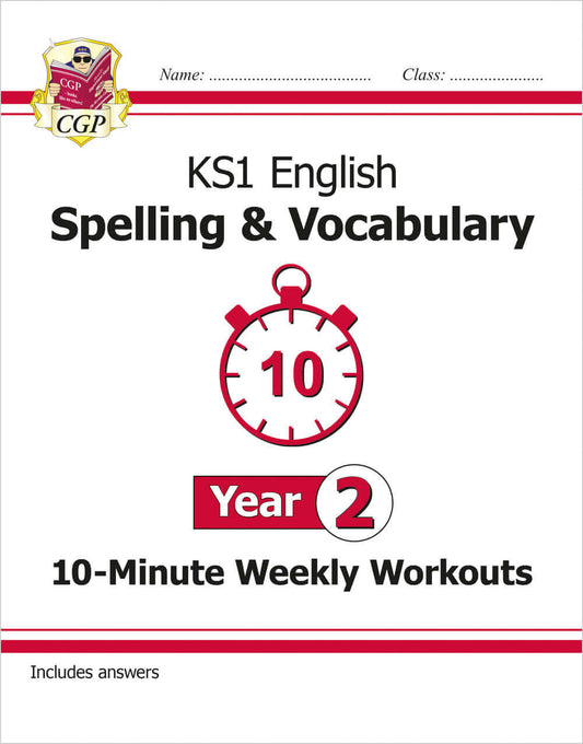 KS1 Year 2 English 10-Minute Weekly Workouts: Spelling & Vocabulary