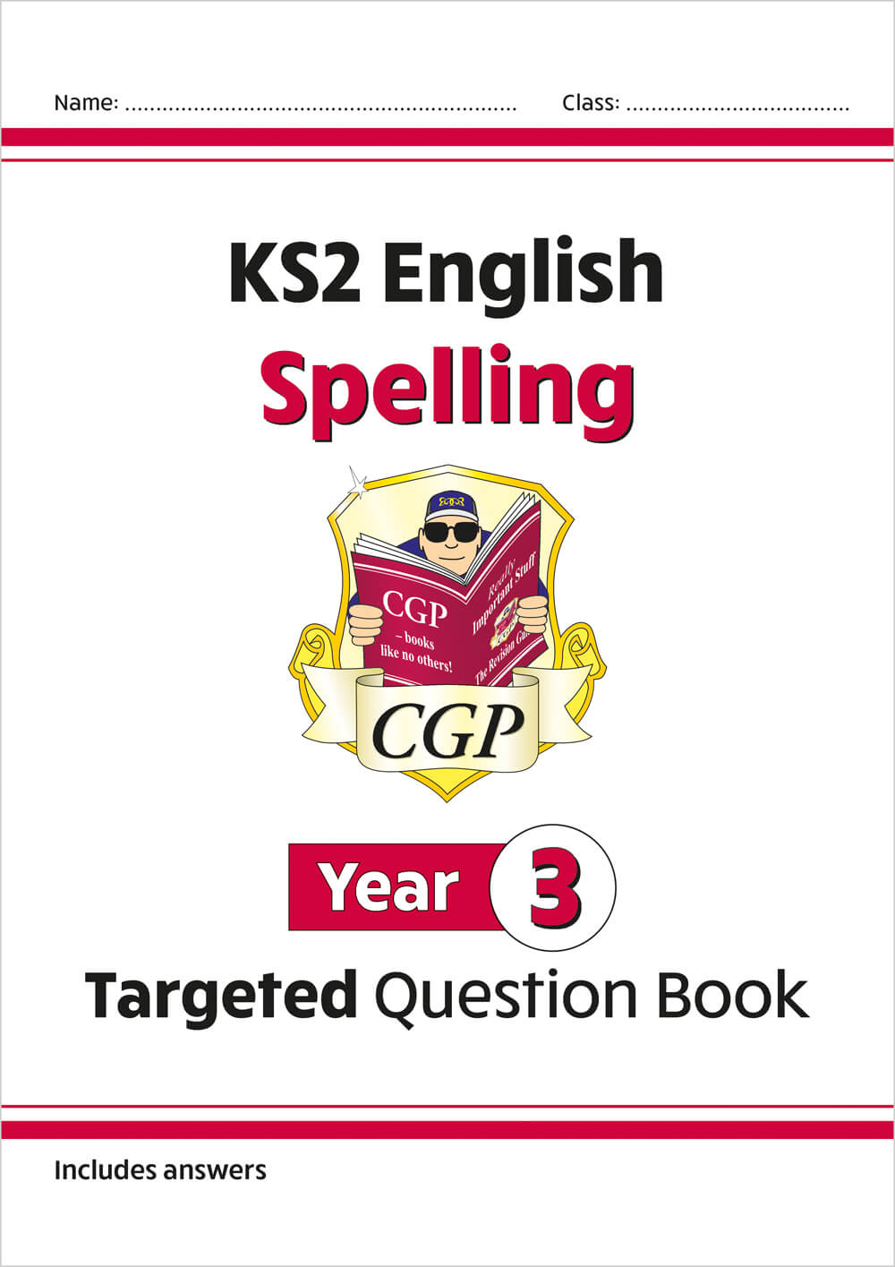 KS2 English Year 3 Spelling Targeted Question Book (with Answers)