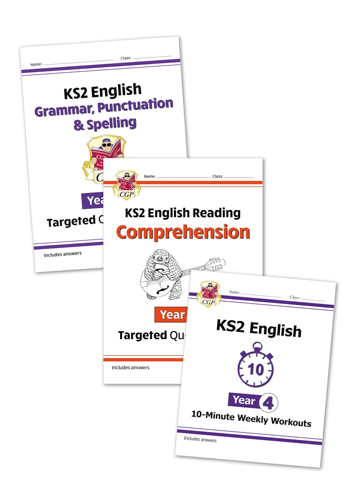 KS2 Year 4 English Workbook Bundle (3 books)