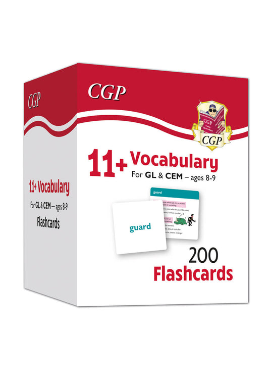 11+ Vocabulary Flashcards for Ages 9-10 - Pack 1