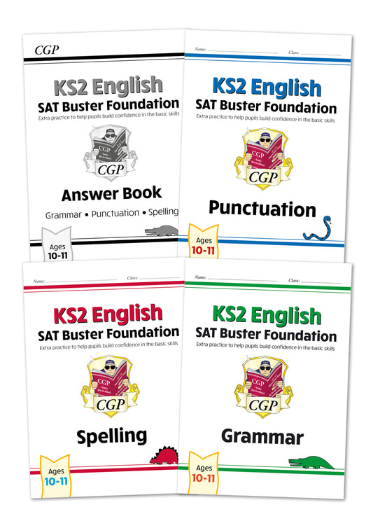 KS2 English SPaG SAT Buster Foundation Bundle - includes answers (for the 2025 tests)