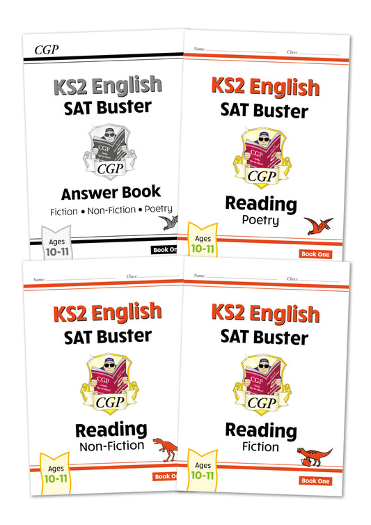 KS2 English Reading SAT Buster Book 1 Bundle - includes answers (for the 2025 tests)