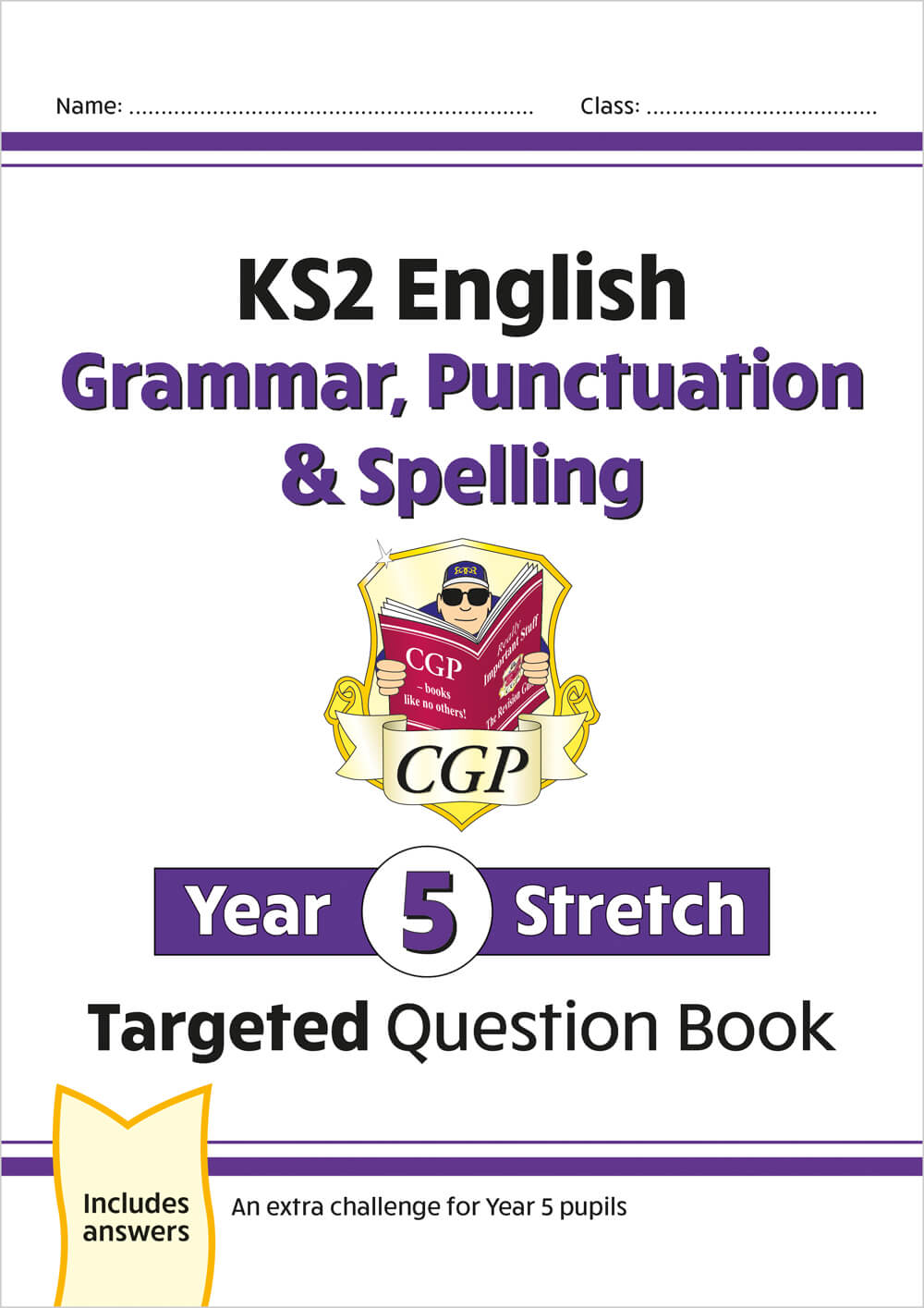 KS2 English Year 5 Stretch Grammar, Punctuation & Spelling Targeted Question Book (w/Answers)