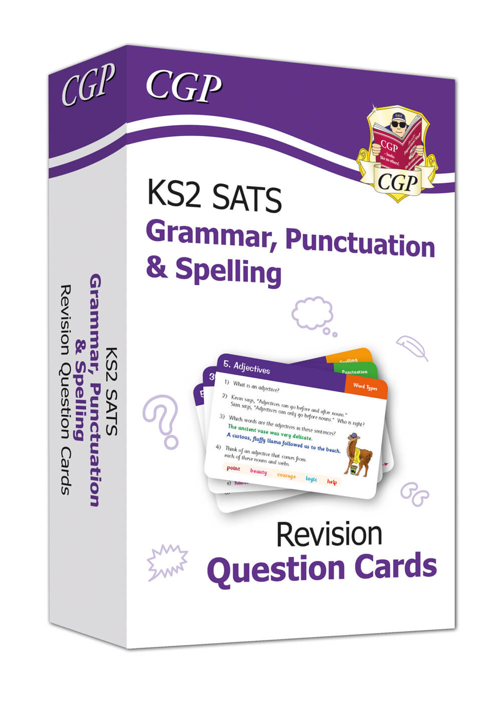 KS2 English SATS Revision Question Cards: Grammar, Punctuation & Spelling (for the 2025 tests)