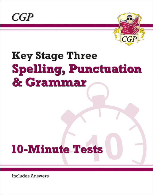 KS3 Spelling, Punctuation and Grammar 10-Minute Tests (includes answers)