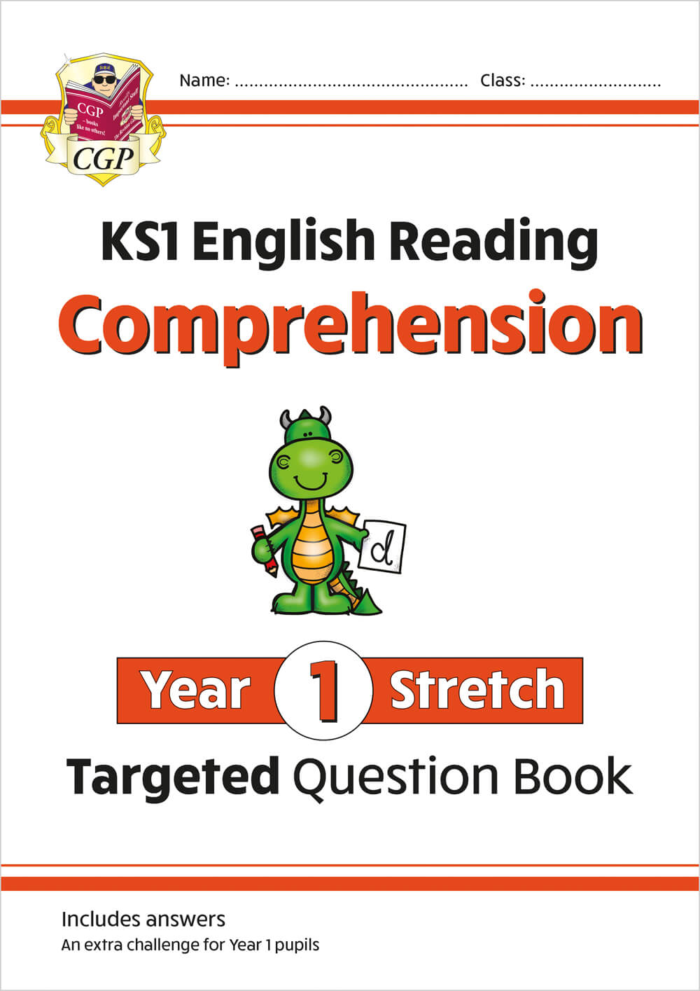 KS1 English Year 1 Stretch Reading Comprehension Targeted Question Book (with Answers)