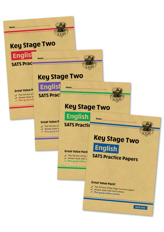 KS2 English SATS Practice Paper Bundle: Packs 1, 2, 3 & 4 with Online Extras (for the 2025 tests)