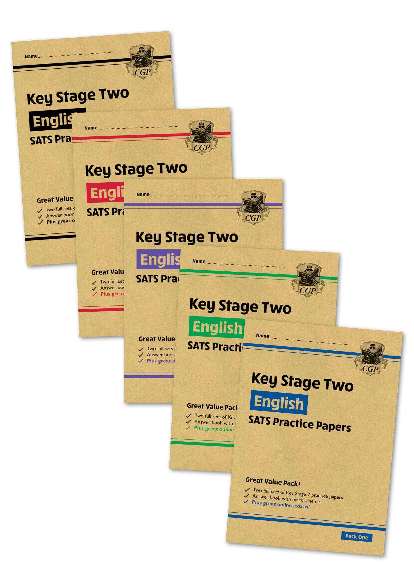 KS2 English SATS Practice Paper Bundle: Packs 1, 2, 3, 4 & 5 with Online Extras (for 2025 tests)